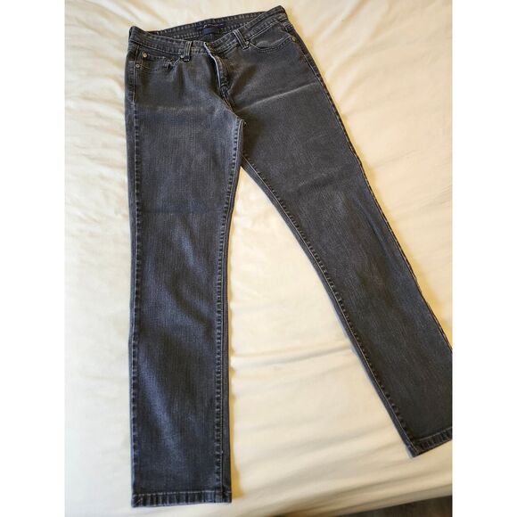 Levi's 2010 Women's size 12 Mid Rise Jeans Black Indie Sleaze Grunge Normcore - Picture 1 of 7
